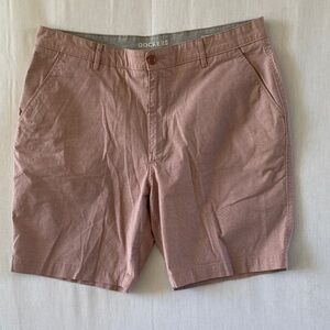Dockers Men's Dusty Rose Flat Front Chino Shorts
